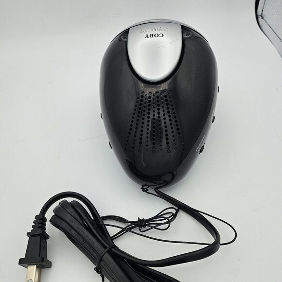 VINTAGE Projection Digital Display Alarm Clock Radio Coby CRA79 Box has wear - Picture 3 of 7